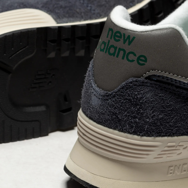 Buty sportowe męskie New Balance 574 U574RH2 47.5 (13US) 31 cm Czarne (196307519144) - obraz 7