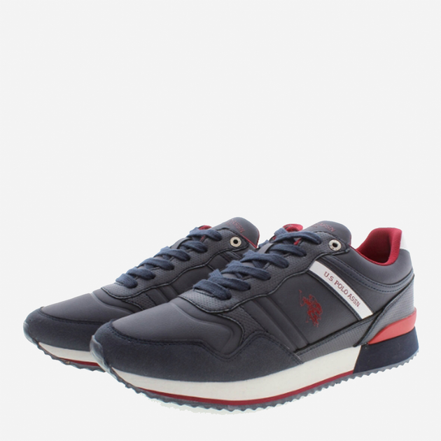 Buty sportowe męskie U.S. Polo Assn Sneaker GARMY001MBYS2 41 Niebieskie (8055197301197) - obraz 3