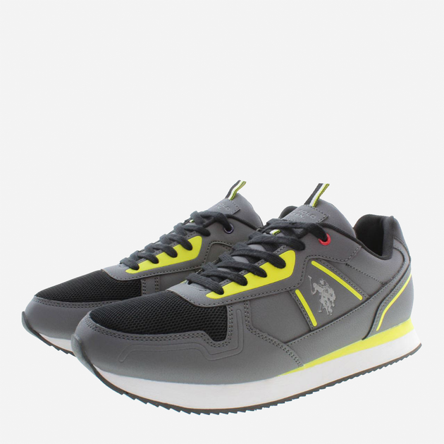 Чоловічі кросівки U.S. Polo Assn Sneaker NOBIL004MBYM1 42 27.5 см Сірі (8055197312506) - зображення 3