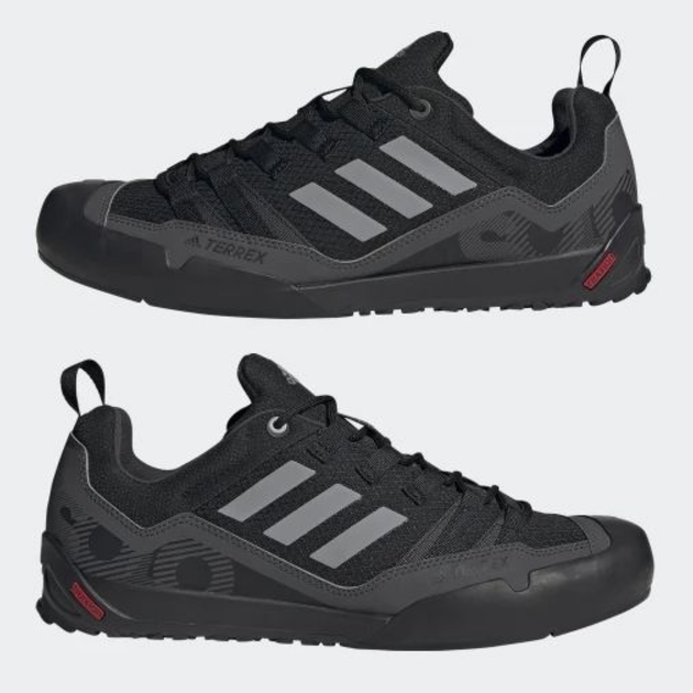 Чоловічі кросівки для туризму adidas Terrex Swift Solo 2 GZ0331 43.5 (9UK) 27.5 см Чорні (4064055908991) - зображення 4