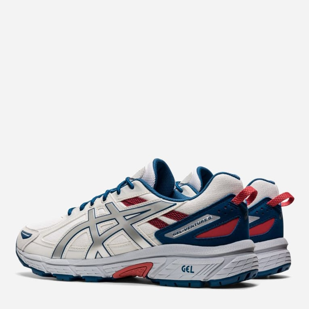 Чоловічі кросівки ASICS Gel-Venture 6 1201A553-100 41.5 (8US) 26 см Білий/Синій (4550455153203) - зображення 4