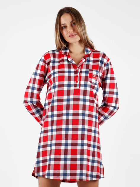 Koszula Nocna Admas 51594 XL W Kratkę (8433623608797) - obraz 1