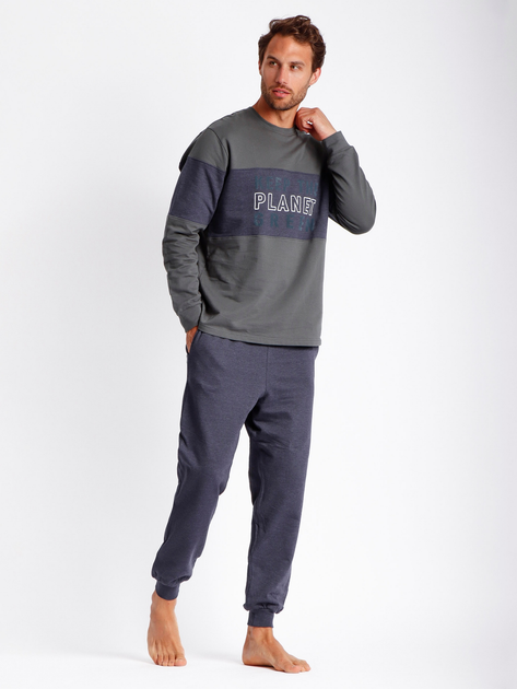 Piżama Admas 56541 XXL khaki (8433623632150) - obraz 1