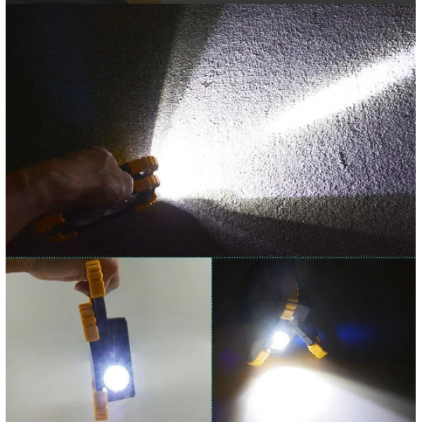 LED Прожектор светодиодный аккумуляторный WORKING LIGHT L811-20W-COB+1W есть Power Bank - Refurbished - изображение 6