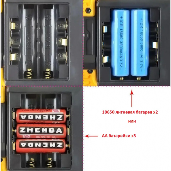 LED Прожектор светодиодный аккумуляторный WORKING LIGHT L811-20W-COB+1W есть Power Bank - Refurbished - изображение 8