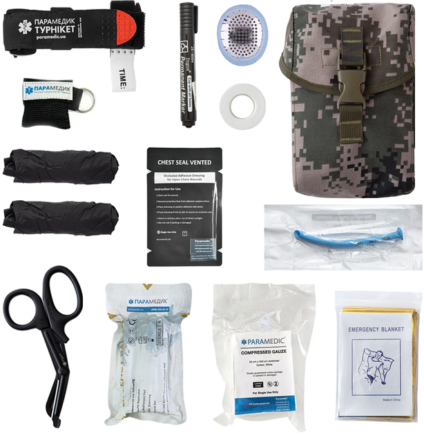 Аптечка тактическая Paramedic First Aid Kit v.3 (НФ-00001488) - изображение 2