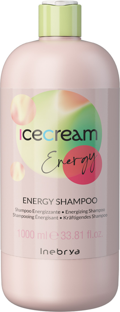 Акція на Шампунь Inebrya Energy Shampoo проти випадіння волосся з екстрактом перцю й олігоелементами 1000 мл від Rozetka