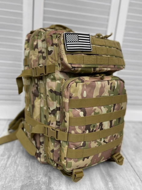 Тактический штурмовой рюкзак мультикам USA 45л. - изображение 1