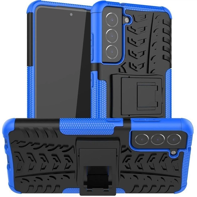 Чехол Armor Case для Samsung Galaxy S21 FE Blue - Фото 1 Чехол Armor Case для Samsung Galaxy S21 FE Blue - изображение 1