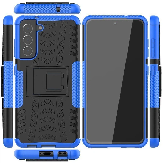 Чехол Armor Case для Samsung Galaxy S21 FE Blue - Фото 6 Чехол Armor Case для Samsung Galaxy S21 FE Blue - изображение 6