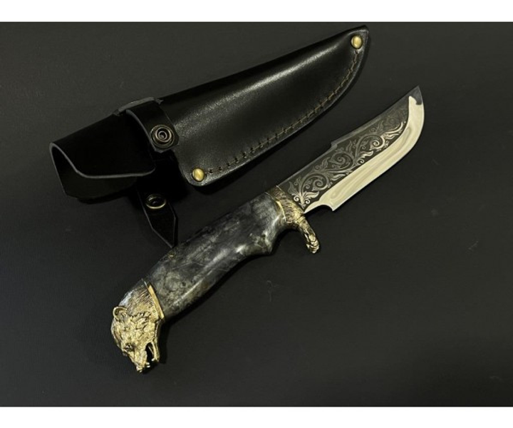 Охотничий нож MASTERKRAMI "Медведь"сталь 40х13 - изображение 1