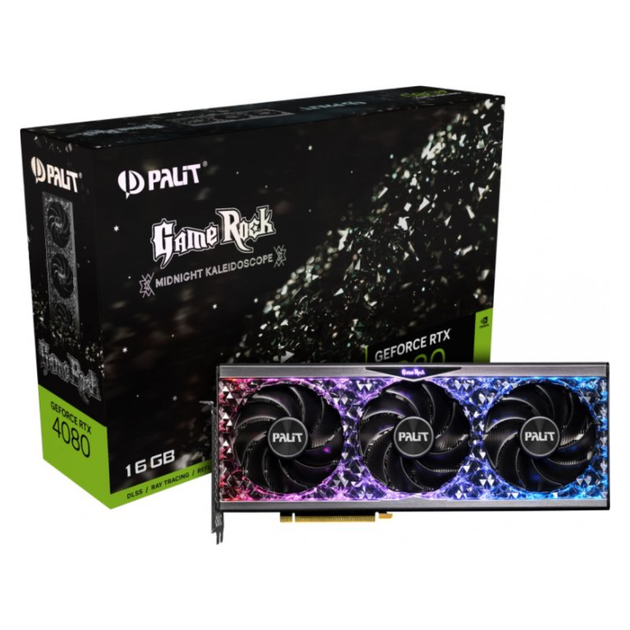 Видеокарта Palit Xpertvision RTX4080 GAMEROCK OC 16GB/GDDR6X/256bit/3-DP/HDMI - изображение 4