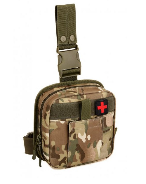 Сумка на бедро тактическая военная под аптечку Protector Plus А017 камуфляж - изображение 1
