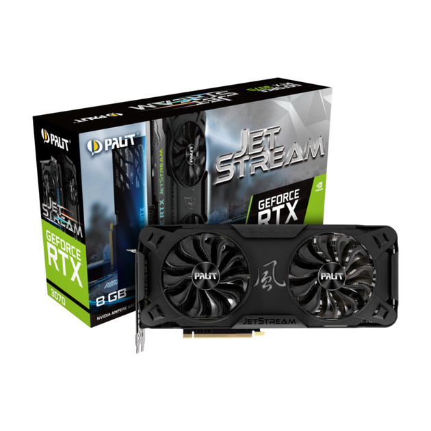 Видеокарта Palit Xpertvision RTX3070 JETSTREAM 8G GDDR6 V1/256bit/3-DP/HDMI - изображение 5