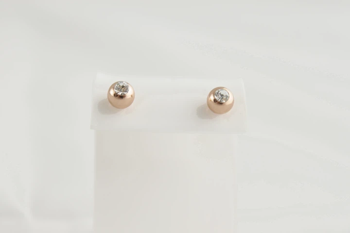 Сережки гвоздики Xuping Jewelry фіаніти позолота (089690) - Фото 1 Сережки гвоздики Xuping Jewelry фіаніти позолота (089690) - зображення 1