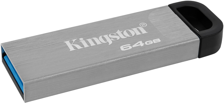 Pendrive Kingston DataTraveler Kyson 64GB USB 3.2 Silver/Black (DTKN/64GB) - obraz 2