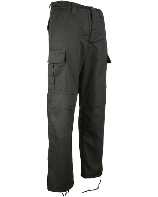 Штани тактичні KOMBAT UK M65 BDU Ripstop Trousers, чорний, 36 - изображение 1