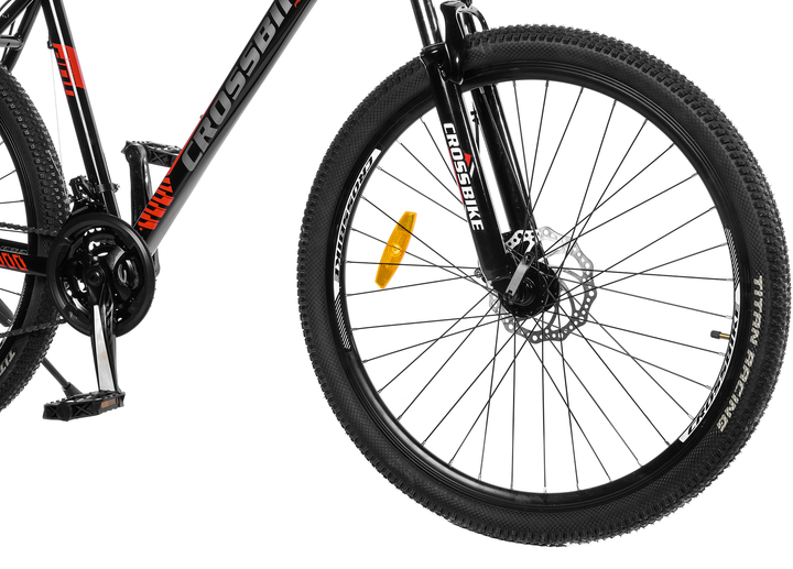 Велосипед CrossBike Everest 27" Рама 19.5" 2022 Black-Red (27CJPr-004436) - зображення 3
