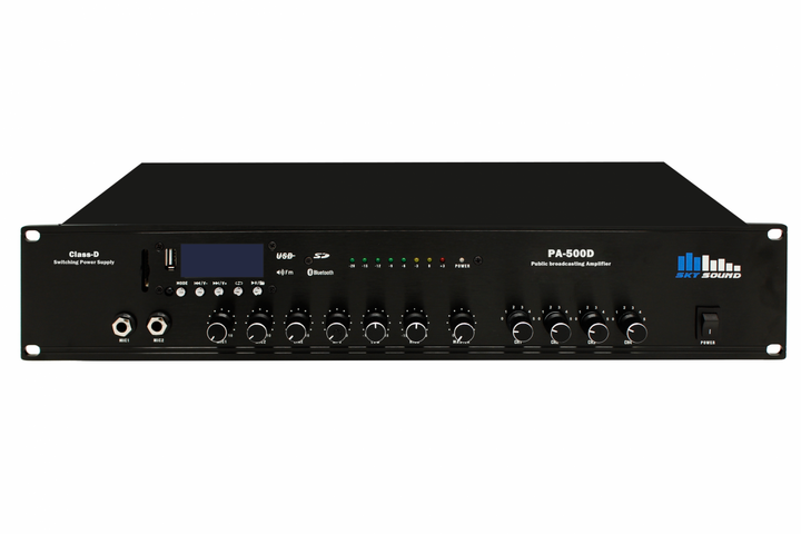 Трансляційний підсилювач потужності SKY SOUND PA-500D (4-ZONE) - зображення 4