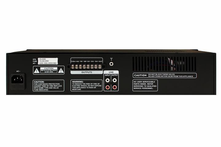 Трансляционный усилитель мощности SKY SOUND PA-250D (4-ZONE) - изображение 2