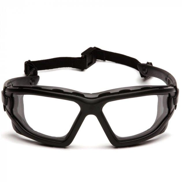 Балістичні окуляри з ущільнювачем Pyramex i-Force Slim Clear (Anti-Fog) - зображення 2