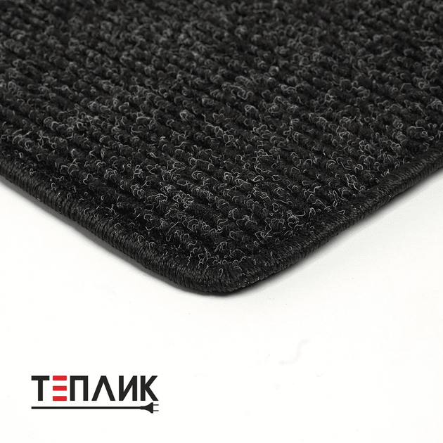 Коврик с подогревом Теплик 50x30 см черный Стандарт (с термоизоляцией и ...