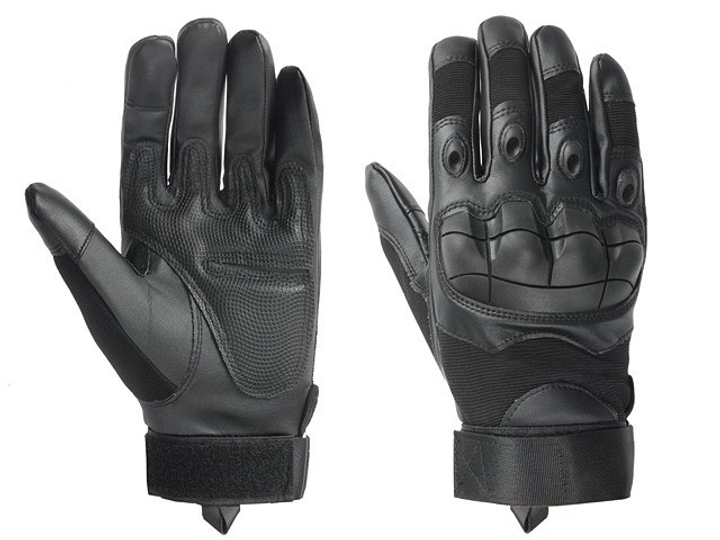 Тактичні рукавички розмір L Чорні - зображення 1