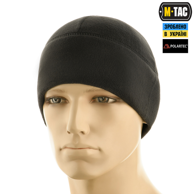 Шапка M-Tac Watch Cap фліс Light Polartec Gen.II, чорний, S - зображення 1