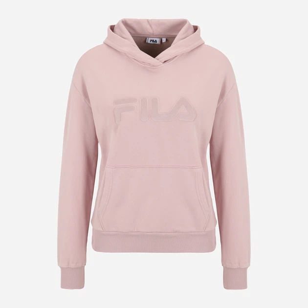 Bluza damska z kapturem kangurka Fila FAW0405-40024 L Różowa (4064556361790) - obraz 4