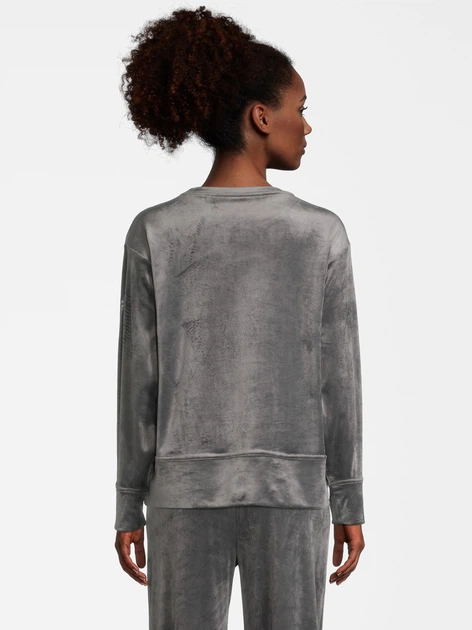 Bluza damska bez kaptura welurowa Fila FAW0227-80008 M Szara (4064556306623) - obraz 2