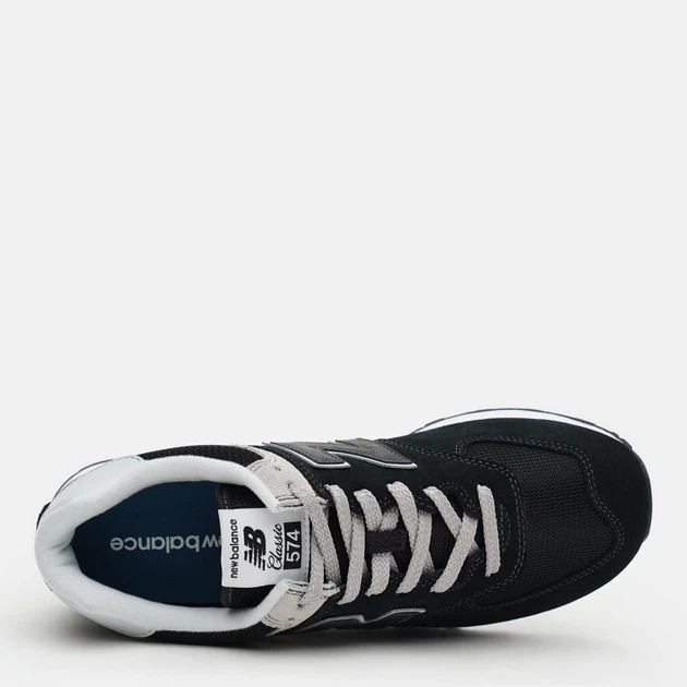 Buty sportowe damskie New Balance 574 ML574EVB 38.5 (6US) Czarny/Szary (195907803233) - obraz 6