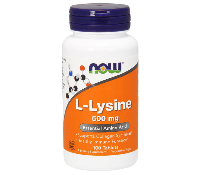 Л-Лизин NOW Foods (L-Lysine) 500 мг 100 таблеток NOW00100 - Фото 1 Л-Лизин NOW Foods (L-Lysine) 500 мг 100 таблеток NOW00100 - изображение 1
