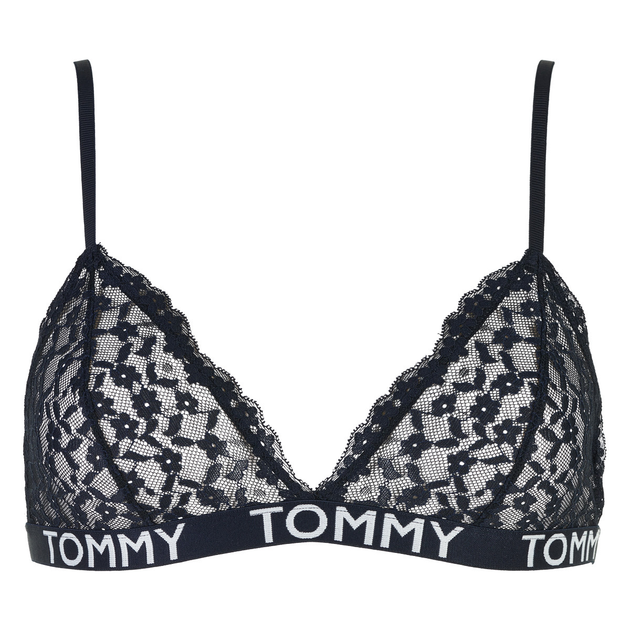 Бюстгальтер Tommy Hilfiger кружевной 1159772171 (Темно-синий, XS ...