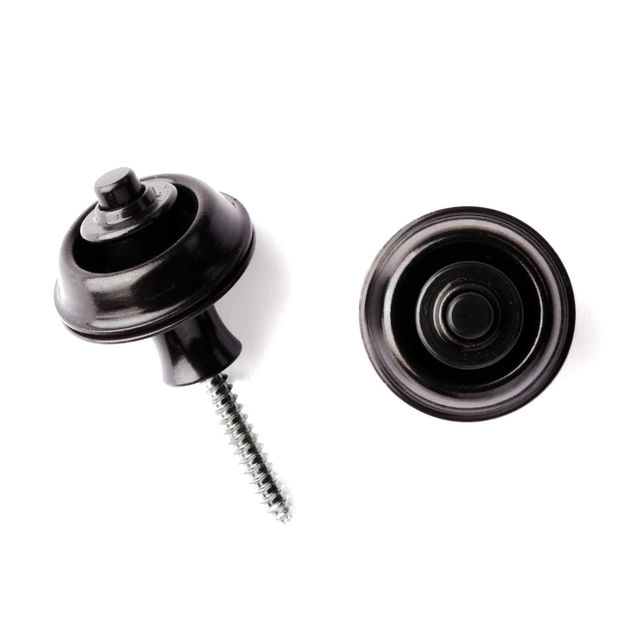 Стреплоки для ремня Dunlop SLS1103BK Strap Retainers Original - Black Oxide - изображение 2