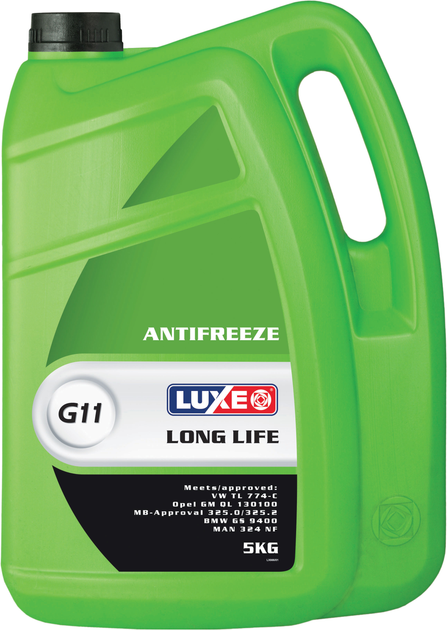 Антифриз Luxe G11 Long Life (-40°C) зелений 5 кг (4820159712113) – фото ...