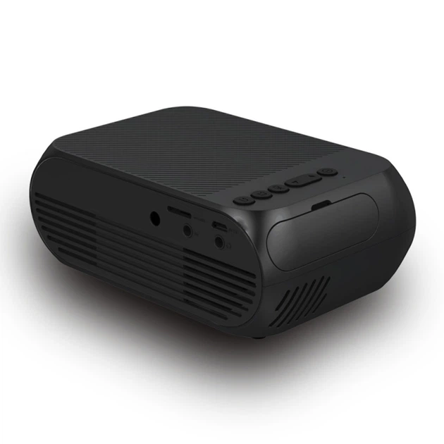 Портативный проектор Led projector YG-320 Mini 700 lumen с динамиком мультимедийный проектор, поддержка 1080р Черный - изображение 6