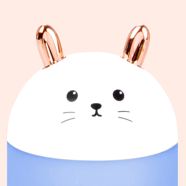 Увлажнитель воздуха с функцией детского ночника и аромадиффузора Aroma Humidifier Cat c подсветкой LED 3в1 на 250 мл Котик Белый - изображение 2