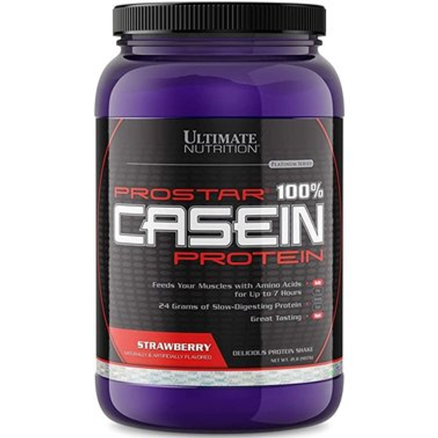 Казеин Ultimate Nutrition Prostar 100% Casein Protein 907 грамм ...