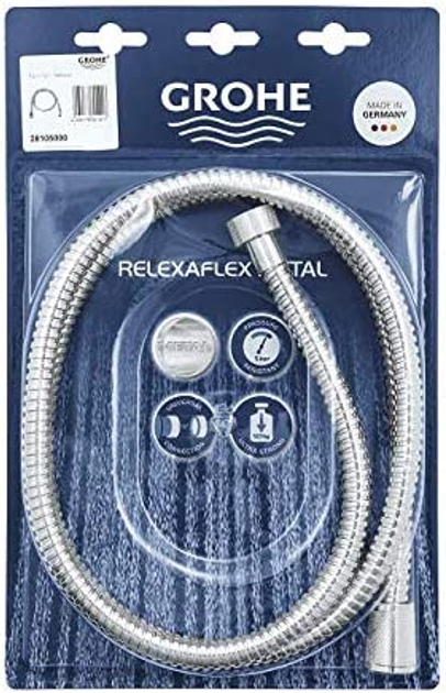 Шланг для душа GROHE Relexaflex Metal 150 см 28105000 – фото, отзывы ...