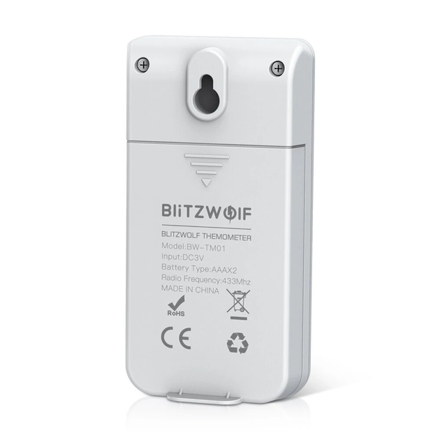 Датчик температуры и влажности BlitzWolf BW-DS01 - Фото 2 Датчик температуры и влажности BlitzWolf BW-DS01 - изображение 2