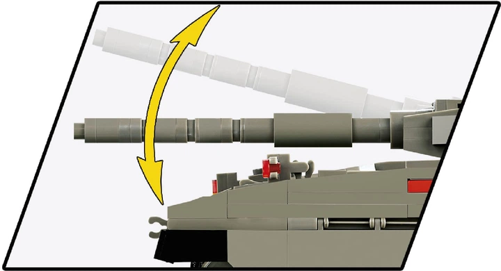 Klocki konstrukcyjne Cobi Czołg Merkava Mk 1 825 elementów (COBI-2621) - obraz 6