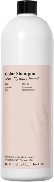 Акція на Шампунь FarmaVita Back Bar Color Shampoo N°01 — Fig and Almond для фарбованого волосся 1 л від Rozetka