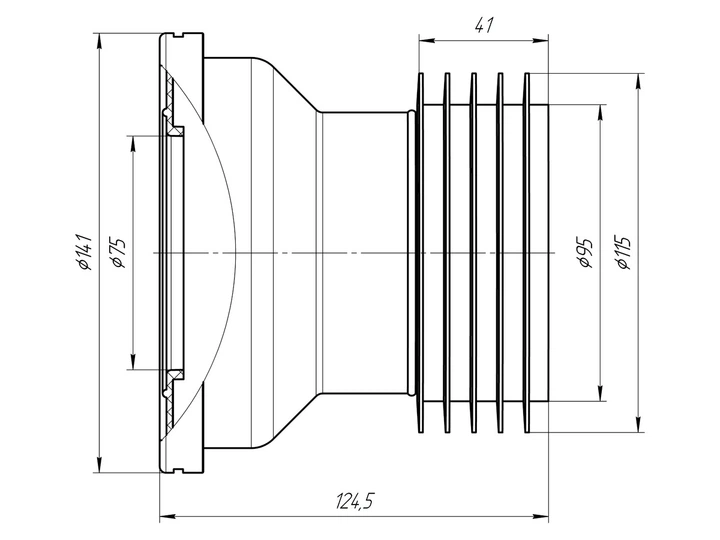 Труба фановая ANI-plast W1218 O110/180° - 120 мм – низкие цены, кредит ...