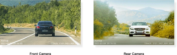 Автомобильный Видеорегистратор Xiaomi 70mai A800S 4K GPS Dash Cam Global + Камера Заднього виду Night Vision (Midrive RC06) - изображение 9
