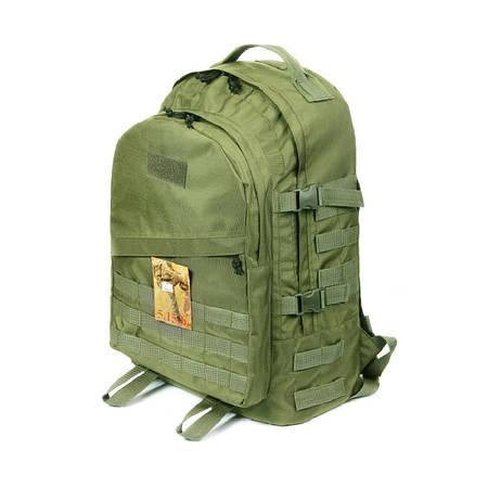 Тактический походный супер-крепкий рюкзак 5.15.b с органайзером 40 литров Олива с поясным ремнем - изображение 1