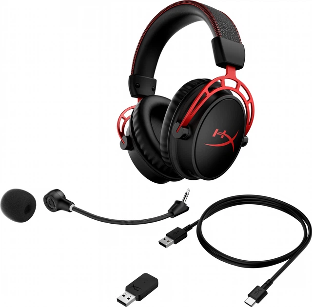 Słuchawki HyperX Cloud Alpha Wireless, Czarne/Czerwone (4P5D4AA) - obraz 6