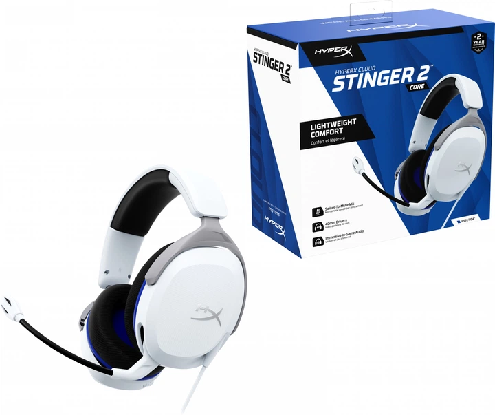 Навушники HyperX Cloud Stinger 2 Core for PlayStation White (196786000362) - зображення 7