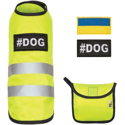 Жилет для тварин Pet Fashion "Yellow Vest" XS (4823082417179) - Фото 4 Жилет для тварин Pet Fashion "Yellow Vest" XS (4823082417179) - зображення 4