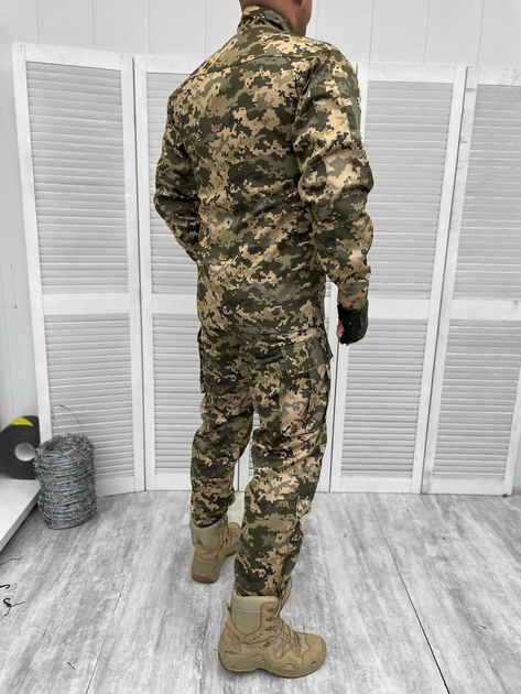 Тактическая военная форма комплект Уставной ГОСТ ( Китель + Штаны ), Камуфляж: Пиксель ВСУ, Размер: M - изображение 2