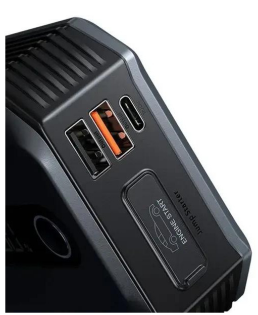 Автономний пусковий пристрій Baseus Super Energy Max Car Jump Starter 20000mAh Black (CGNL020001) - Фото 2 Автономний пусковий пристрій Baseus Super Energy Max Car Jump Starter 20000mAh Black (CGNL020001) - зображення 2
